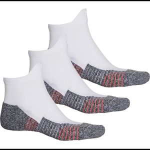 New Under Armour Run Cushion Socks , Quarter Crew